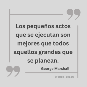 Perfección vs Avanzar hacia tu propósito con pasos pequeños